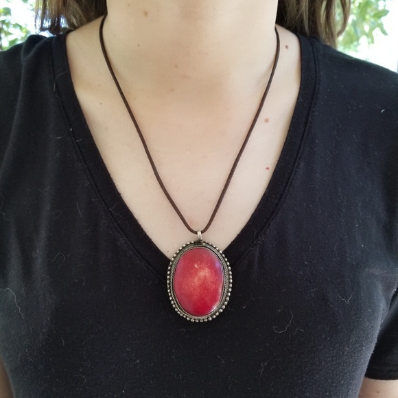 custom Jewelry - Dark red pendant custom Jewelry - Dark red pendant